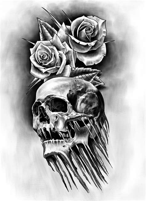 Update Skull And Rose Tattoo Super Hot In Coedo Vn