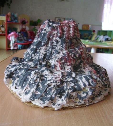 Макет вулкана | Макет, Вулкан, География