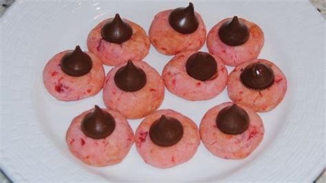 chocolate cherry kiss cookies