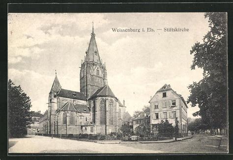 Carte Postale Weissenburg I Els Stiftskirche Manuskript