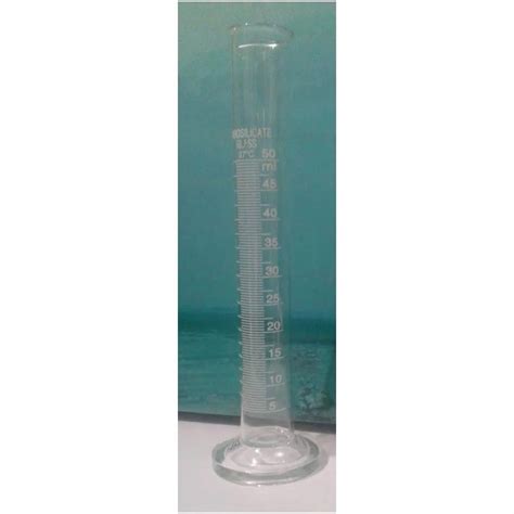 Sainco Glass Borosilicate Measuring Cylinder Capacity 50ml Automation Grade Manual At Rs 50