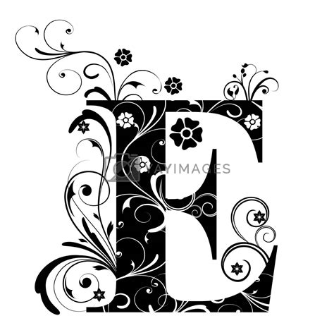 Letter Capital E By Peromarketing Vectors And Illustrations With