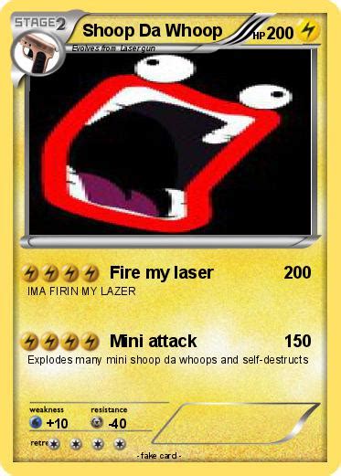 Pokémon Shoop Da Whoop 957 957 Fire My Laser My Pokemon Card