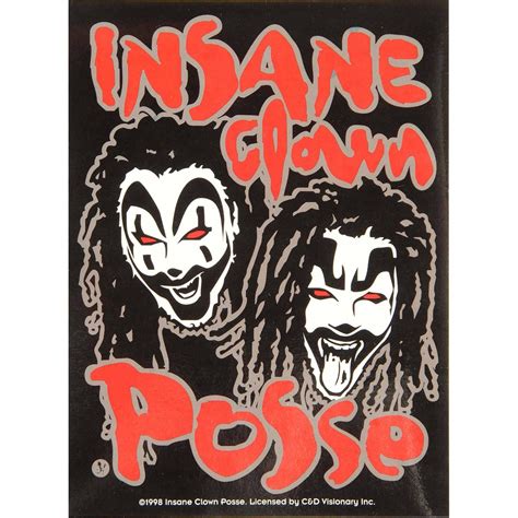 Insane Clown Posse Logo Sticker Insane Clown Posse Insane Clown