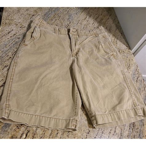 American Eagle Shorts Mens 28 Beige Longboard Cargo Depop