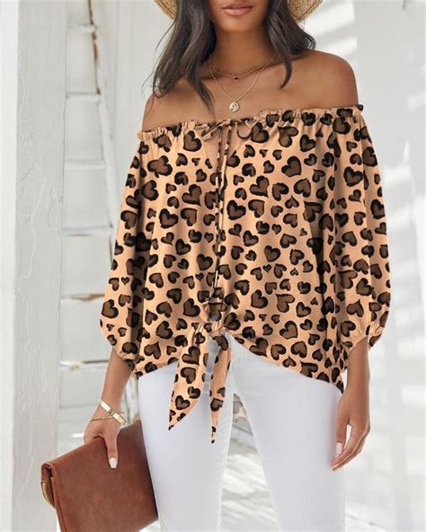 Leopard Look Fashion Trendy Fashion Fashion Outfits Long Sleeve