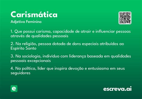 O Que Significa A Palavra Carismática