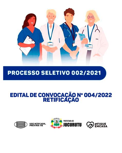 Edital De ConvocaÇÃo Nº 0042022 RetificaÇÃo Processo Seletivo