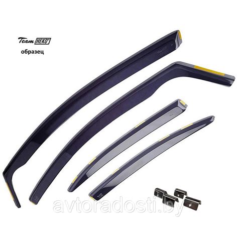 Ветровики вставные для Suzuki Swift (2005-2010) 5 дверей / хэтчбек ...