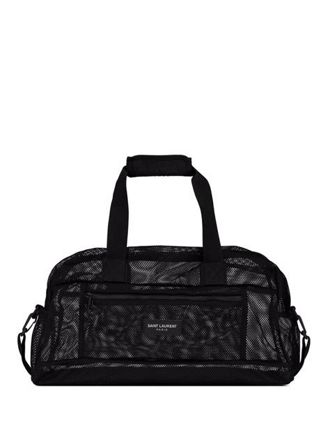 Saint Laurent Slp Mesh Duffle Bag Shopstyle