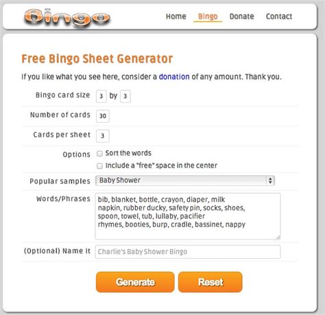 Créez vos propres grilles de bingo - Observer