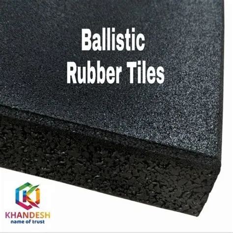 Black Defence Ballistic Rubber Tiles For Flooring At Rs Sq Ft In