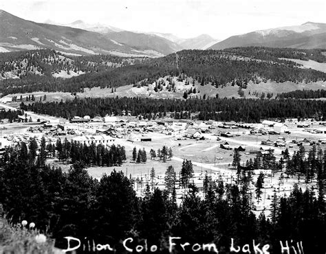 How Dillon residents moved an entire town three times before the