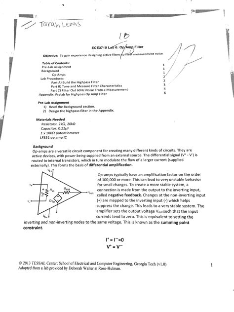 ECE3710- Lab 6 - Labs - ECE 3710 - Studocu