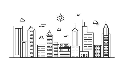 City Line Vector Art Icons And Graphics For Free Download