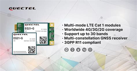4G/LTE Modules in Mini-PCI Express format | QUECTEL | SOS electronic