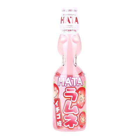 HATA KOSEN Напиток Ramune Strawberry РАМУНЕ газированный безалкогольный ...