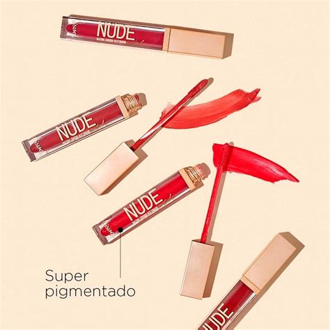 Batom Líquido Nude Luisance Metal Cor 2 Mar de Beleza