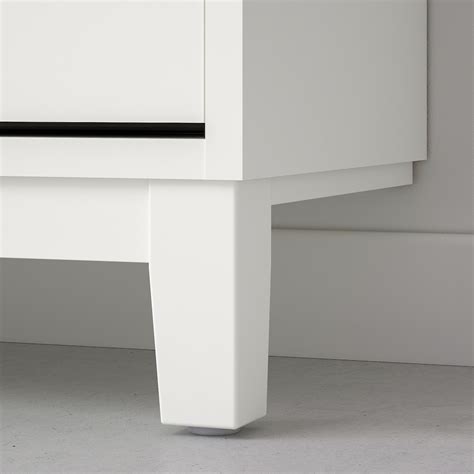 STÄLL shoe cabinet with 3 compartments, white, 311/8x113/8x581/4" - IKEA