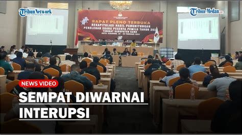 Sempat Diwarnai Interupsi Kpu Karo Selesaikan Rekapitulasi Tingkat