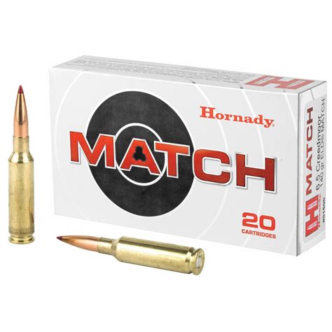 Hornady Match Ammunition 6 5 Creedmoor 140 Gr Eld Match 20 Rd Box City Arsenal