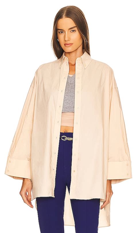 L Academie Ladan Mini Dress In Nude REVOLVE