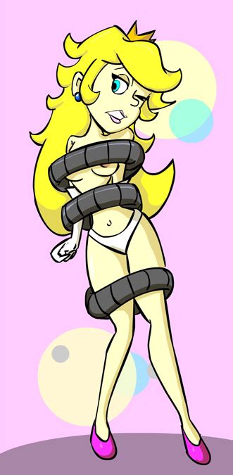 Peach Tied Up By Monkeycheese Hentai Foundry