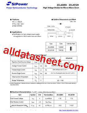 2CL4512H Datasheet(PDF) - SiPower Inc.