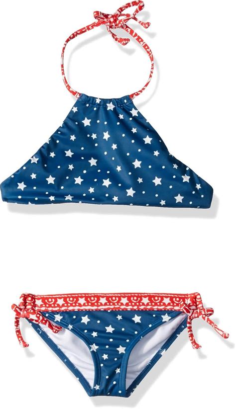 Amazon Billabong Girls Free Babe High Neck Two Piece Swim Set