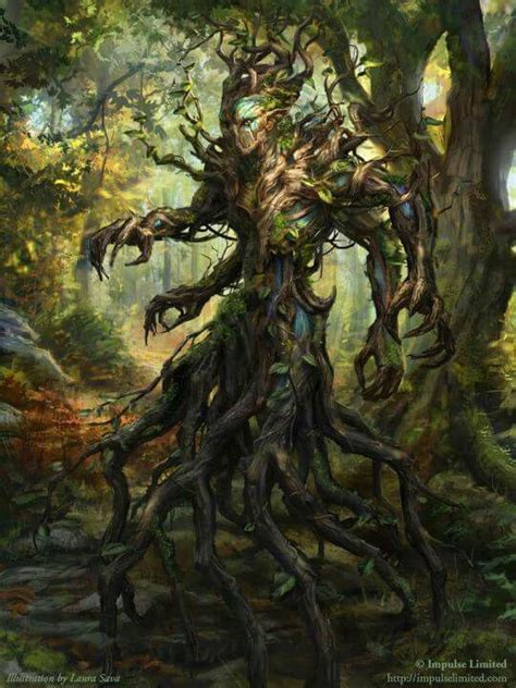 Forest Demon Dark Fantasy Art Fantasy Rpg Fantasy Artwork Plant