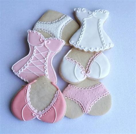 Lingerie Shower Cookies