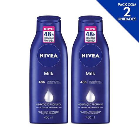 Creme Hidratante Nivea Milk Ou Flor De Cerejeira Ou Flor De Laranjeira