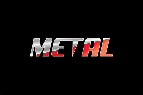 Metal Logo Design Graphic by Shohag24 · Creative Fabrica