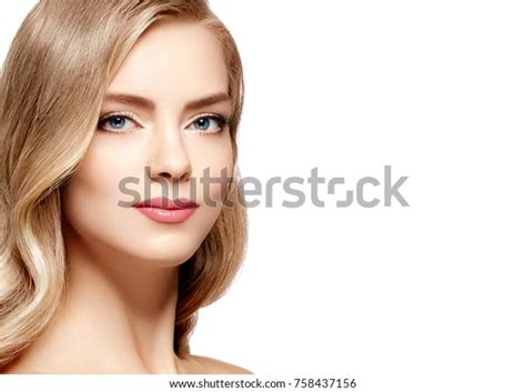 Blonde Hair Model Woman Beautiful Long Stock Photo 758437156 Shutterstock