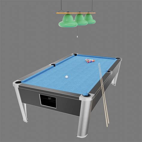 Pool Table Free 3D Model - .3ds .max .sldprt - Free3D