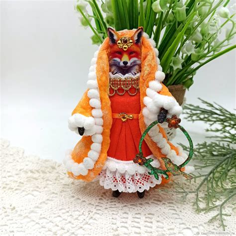 Лиса. Викторианская елочная игрушка купить в интернет-магазине Ярмарка ...