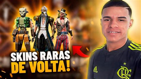 Free Fire Ao Vivoskins Raras De Volta X Dos Crias Contra Squad