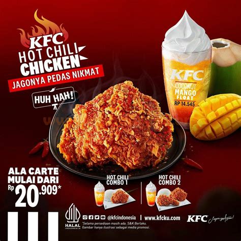 Promo KFC HOT CHILI CHICKEN Harga Mulai Rp 20RB Scanharga