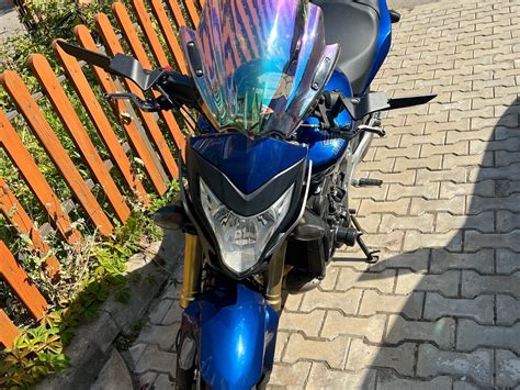 Купить б у Honda CB 600F Hornet инжектор 6 передач в Долгопрудном синий naked bike 2012 года по