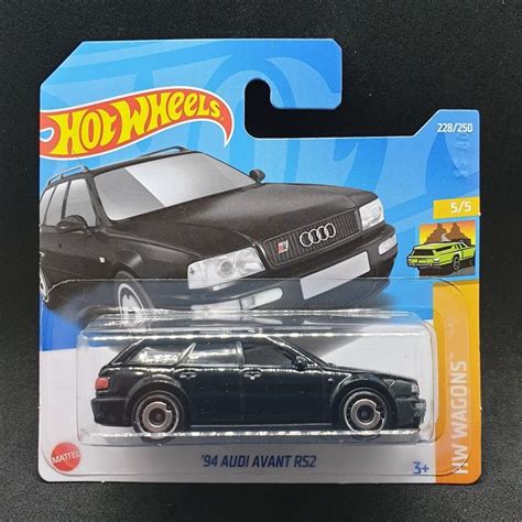 Hot Wheels Audi Avant Rs Black Hw Wagons Perfect Birthday Gift Rare Miniature Collectable