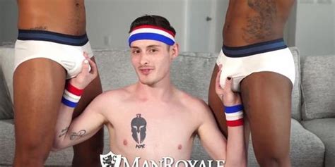 ManRoyale Interracial BBC Threesome Fuck With Hunk Josh Cannon Tnaflix
