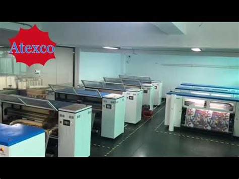 Atexco Model Y Digital Sublimation Textile Printing Machine Youtube