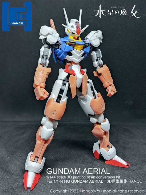 Gundam Aerial D Printing Conversion Kit For Hg Gundam Etsy