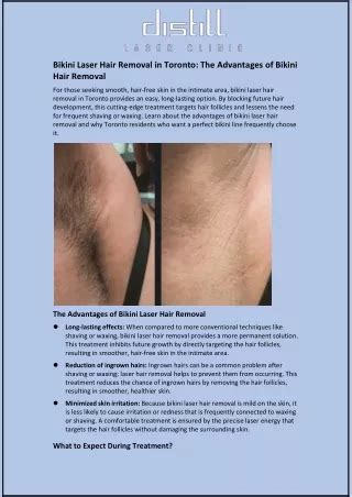 PPT Bikini Laser Hair Removal In Toronto The Advantages Of Bikini Hair Removal PowerPoint