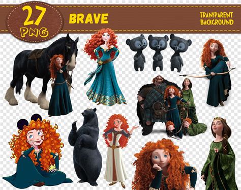 Brave Clipart Brave characters Brave png printable | Etsy