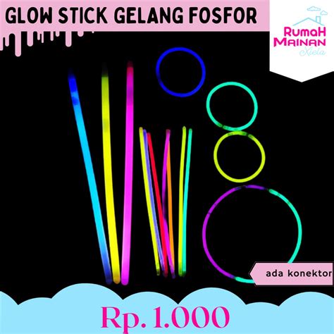 Jual GLOW STICK GELANG FOSFOR PERLENGKAPAN PESTA GLOW IN THE DARK