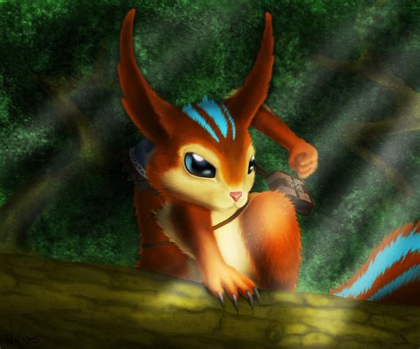 Ratatoskr - Smite by nahiti on DeviantArt