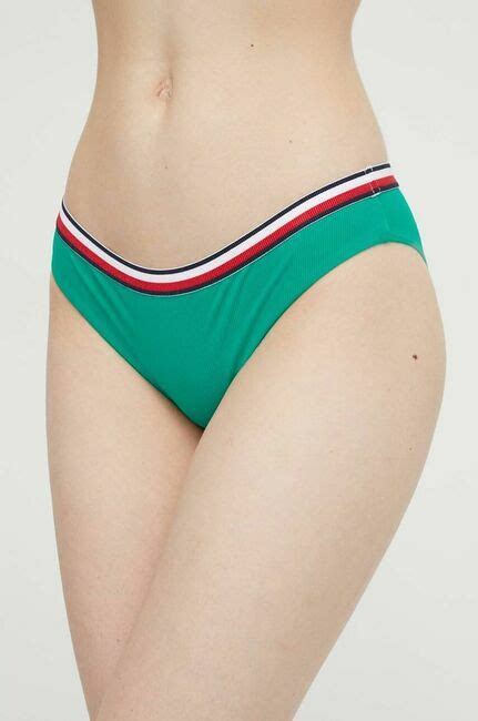 Tommy Hilfiger Underwear Bikini Donji Dio Mornarsko Plava Smaragdno Zelena Vatreno Crvena