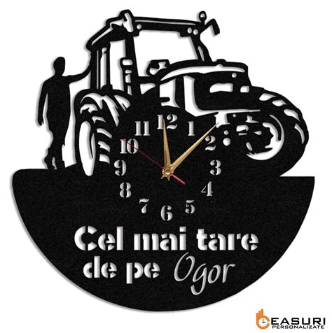 Ceas Personalizat Agricultor Tractor Ceasuri Personalizate