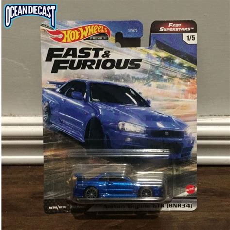 Jual Hot Wheels Premium Fast Furious Nissan Skyline Gtr R Fast Superstar Kab Sidoarjo